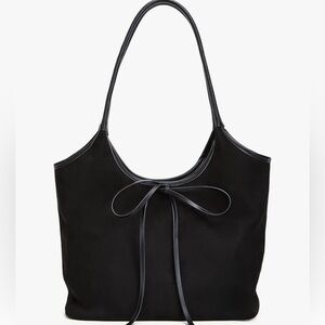Bow Tie Hobo Tote Shoulder Bag